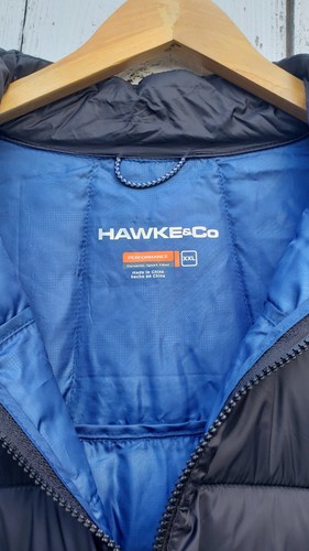Hawke & CO COAT PUFFER JACKET Black Featherless Fill Men Sz XXL NEW - Picture 7 of 8