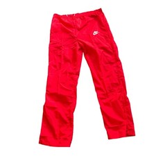 Vintage 80  s Nike Drawstring Windbreaker Track Pants Zippered Ankles