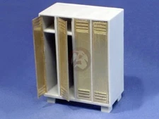 Resicast 1/35 4-Door Steel Storage Locker Cabinet w/Coat Hangers WWI WWII 352382