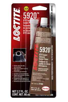 Loctite Sealant - Copper 5920 - Silicone - 80 ml Tube -37466