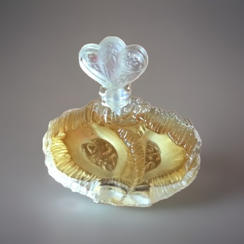 Lalique 2004 Limited Edition Miniature “Deux Coeur” Perfume Bottle - Picture 9 of 10