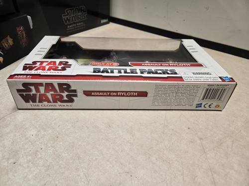SEALED Star Wars CLONE WARS: Battle Packs ASSAULT ON RYLOTH Target Exclusive - Picture 3 of 5