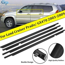For 2003-2009 Lexus GX470 Car Weatherstrip Window Moulding Trim Seal Belt 4pcs