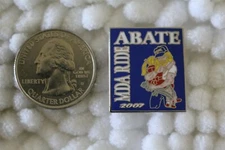 2007 ABATE American Bikers Aimed Toward Education MDA Ride Pin Pinback #25618