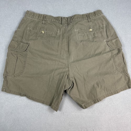 Pantalones Cortos Columbia Cargo Para Hombre Talla 40 7" Entrepierna Verde Ejército Oliva Plisados Bolsillos - Imagen 6 de 10