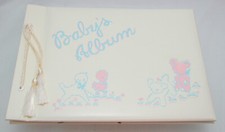 UNUSED 1940s-50s Baby PHOTO ALBUM Snapshot Picture SCRAPBOOK Memento Unisex BOX