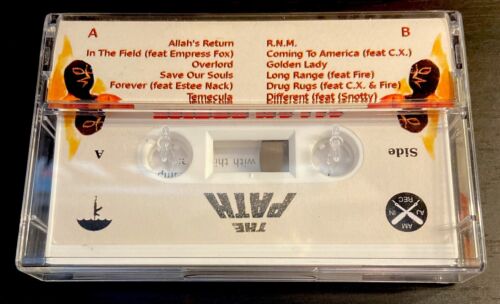 ALLAH PREME The Path /30 White Cassette Tape NEW Estee Nack Snotty Fire Umbrella - Picture 3 of 6