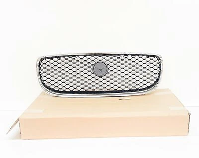 JAGUAR XE X760 Radiator Grille Gloss Black Mesh With Chrome 