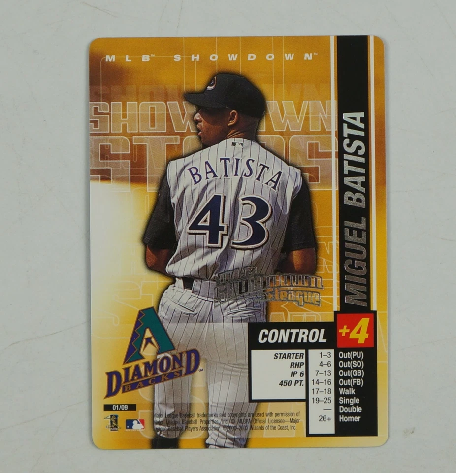 JUEGO COMPLETO DE (9) Tarjetas Promocionales Liga MLB Showdown 2002 con Magglio Ordóñez Foto 2 de 4