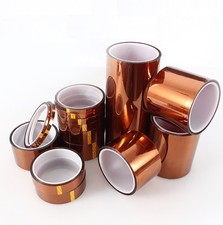 1/5/10/20/30/50mm x33M High Temperature Heat Resistant Insulation Tape Polyimide