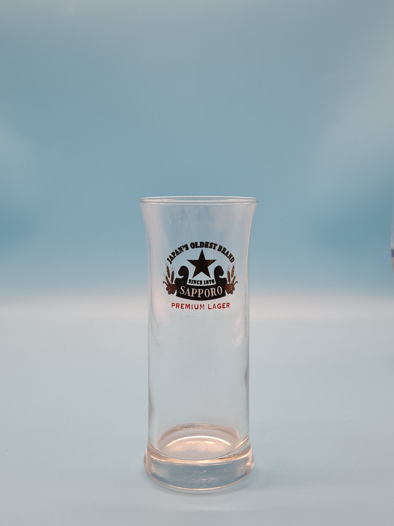 Sapporo Japan Beer Brauerei Bierglas Bier Glas alt Pils