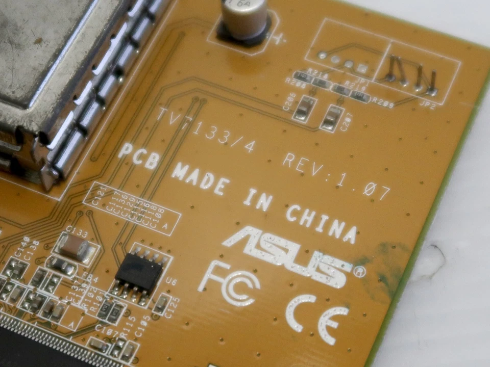 Asus TV7133/4, REV: 1.07, TV-Tuner PCI, PN: C1VCA1 - WORKING! - Image 2 of 4