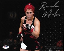 Foto firmada por Randa Markos UFC 8x10 PSA/DNA 186 202 TUF 20 Fight Night 89 Fox 17