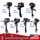 Hangkai 2.3Hp-18Hp Outboard Motor 2 Stroke Fishing Boat Engine Water Cooling