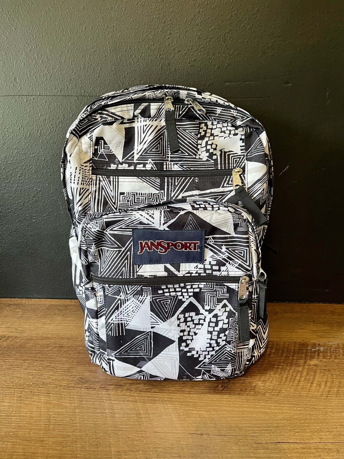 JANSPORT Big Student Cross Town BACKPACK Black Street… Gem