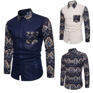Fashion Mens Luxury Stylish Floral Slim Fit Long Sleeve Dress Shirt Casual Tops Fashion Mens Luxury Stylish Floral Slim Fit Long Sleeve Dress Shirt Casual Tops