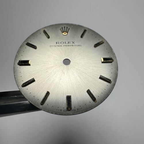 Rolex Oyster Perpetual Garçon Mid Taille Golden Vintage Cadran - Photo 2 sur 3