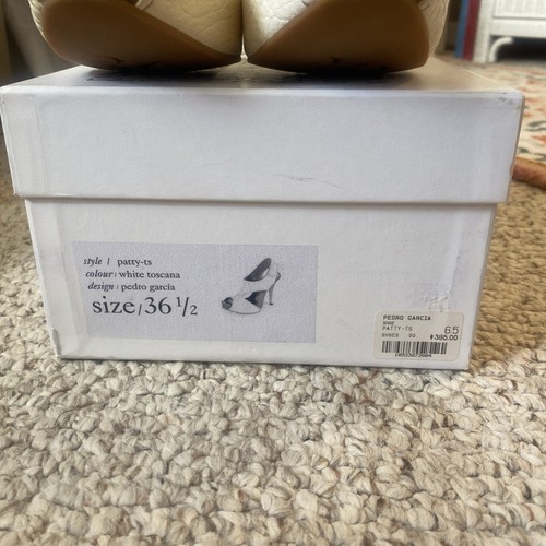 Pedro Garcia Patty-ts Cream Cut Out Bootie size 36.5 Made In Spain New - Picture 8 of 8