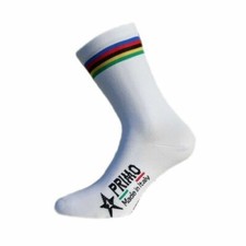 CALZE CALZINI CICLISMO TEAM RETRO VINTAGE MADE ITALY PRIMO CAMPIONE MONDO 37/41