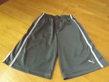 Boy's Puma Swim Trunks Swimsuit Short Board Shorts Sage Youth Size S