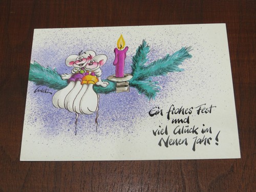 Diddl Postkarte WEIHNACHTSKARTE Auswählen Nr. 40 - 95 MOND Rarität - Picture 9 of 30