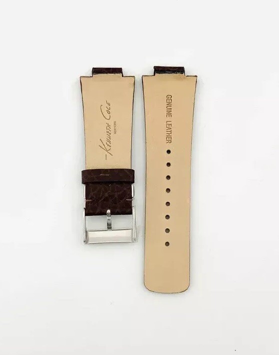 Cinturino Orologio 20mm Pelle Italiana Nera Per Kenneth Cole, Uomo - Foto 3