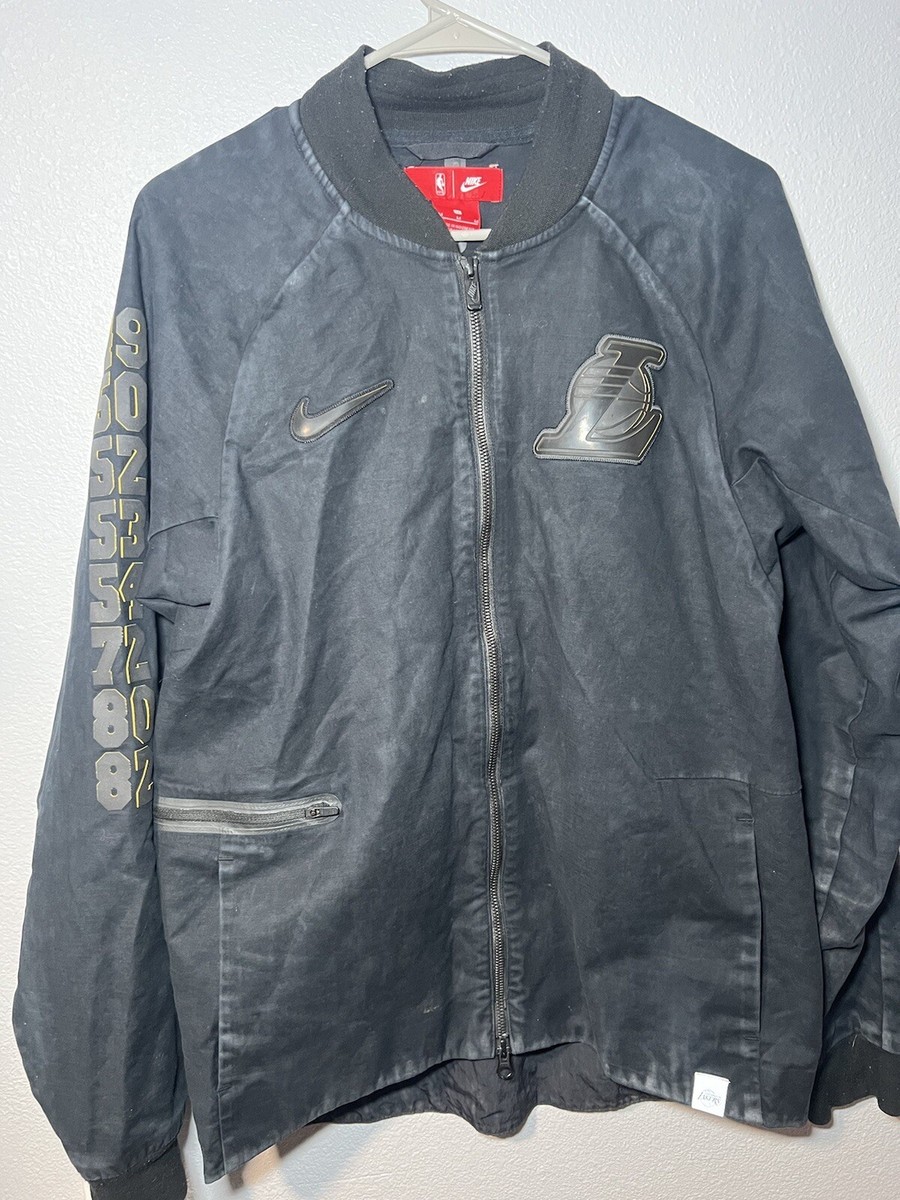 lakers championship jacket nike