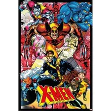MARVEL THE UNCANNY XMEN POSTER WOLVERINE CYCLOPS STORM NEW 24x36 FREE SHIPPING