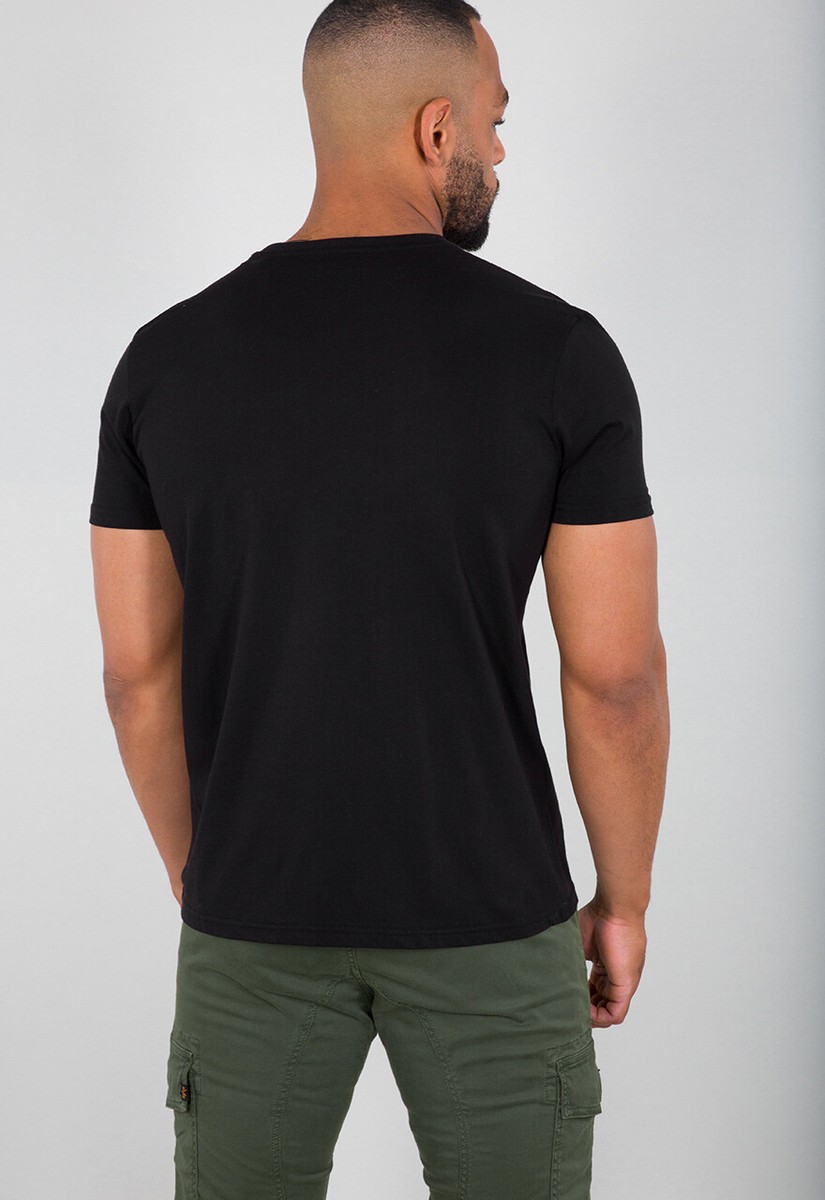 Camiseta Alpha Industries Box Logo Para Hombre – Básica, Cómoda Y Con Estilo Militar