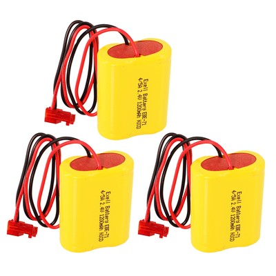 3pc Lithonia Emergency Lighting Compatible With Battery For Model ELB2P401N