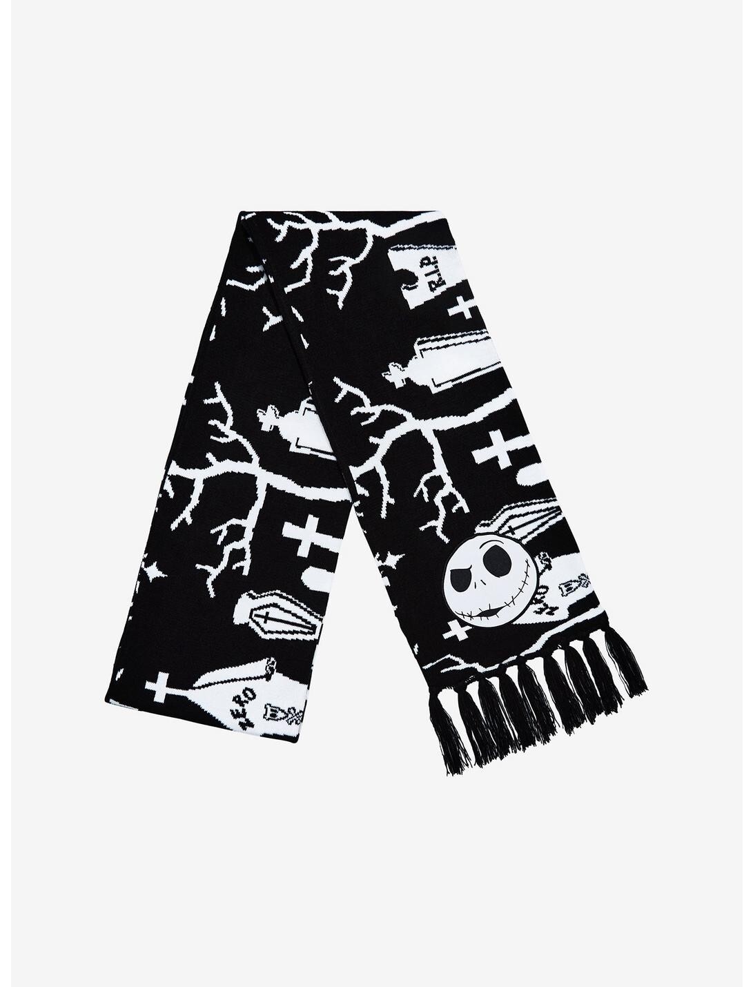 Disney The Nightmare Before Christmas Graveyard Scarf NEW /w Tags Bioworld image 5