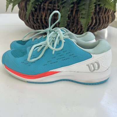 Wilson Racquetball white and blue shoes Amazon.com | WILSON Unisex Pro Staff 87 Leather Shoe, Retro  main image 2