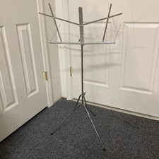 Hamilton No 400 N Folding Sheet Music Stand Metal USA Vintage Portable/Collapse