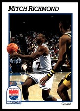 Mitch Richmond 1991-92 Hoops #429 Kings NBA READ FREE SHIPPING AutographDen
