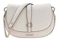Guess Carrie Flap Shoulder Bag Schultertasche UmhäNgetasche Tasche Stone Creme