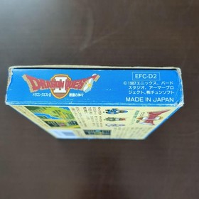 NES Dragon Quest Ii 2 Famicom Box Manual Postcard Etc. Fc JPN  Vintage Limited E