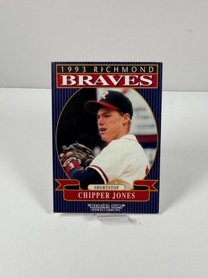 1993 Bleacher Bums Richmond Braves - Chipper Jones - Prototype | eBay