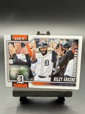2026 Topps Series 1 Celebration - Riley Greene #209 DUGOUT PEEKS SSP 41426c
