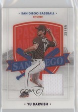 2021 Panini Chronicles America's Pastime Swatches Blue /99 Yu Darvish #18 2t9