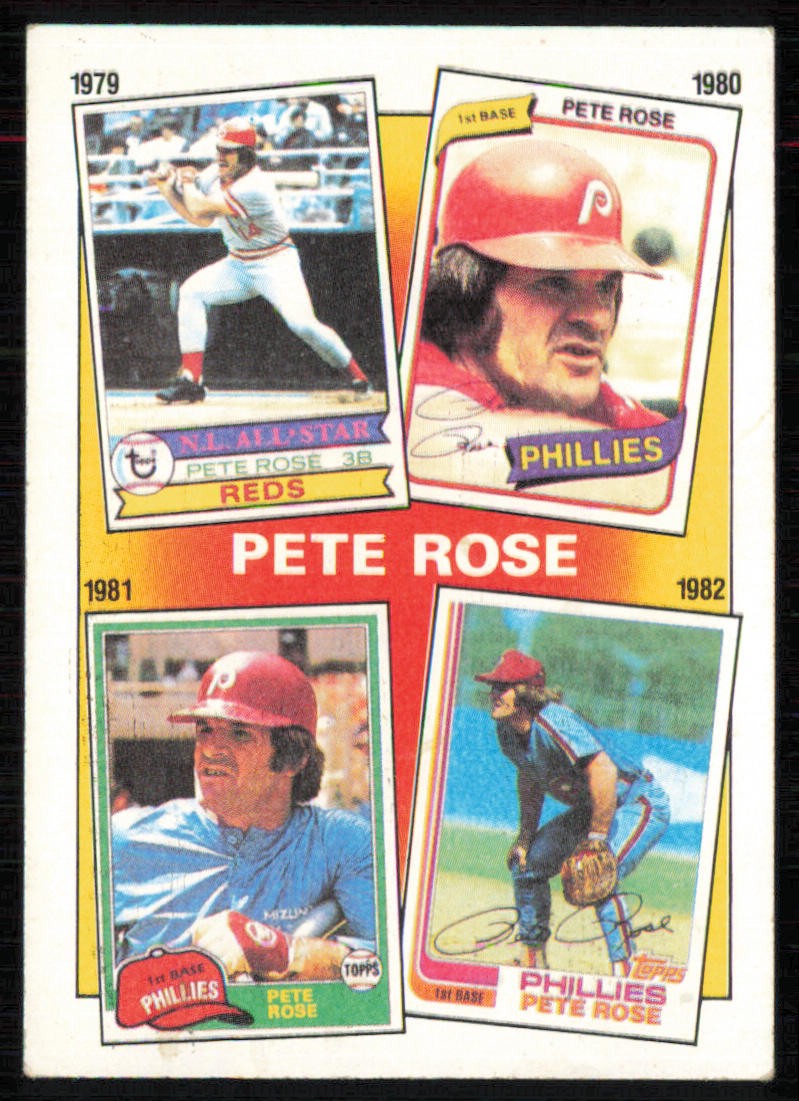 1986 Topps #6 The Pete Rose Years: 1979-1982 TPRY