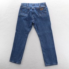 Wrangler Jeans Mens 36x32 Blue 1013MWZ Cowboy Cut Original Fit Denim Straight