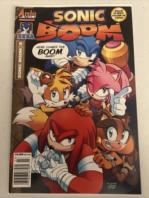Sonic Boom #3 Newsstand Archie Comics Comic Book Hedgehog