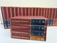 Encyclopedia Britannica 15th 1768 Edition Complete Set 1977 Red Leather