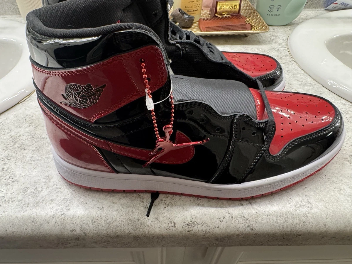 Jordan 1 Retro OG High Patent Bred for Sale | Authenticity
