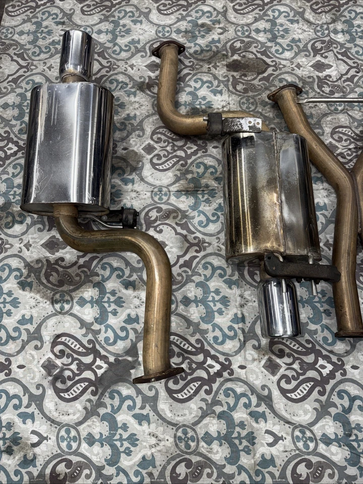 90-96 Nissan 300zx Z32 Stillen Exhaust Catback 2+0 Muffler System - Image 4 of 4