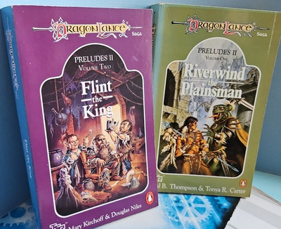 Dragonlance. Preludes II. Riverwind The Plainsman, Flint The King. 1990