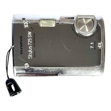 Olympus Stylus 725 SW 7.1MP Waterproof Digital Camera AS-IS Untested Battery