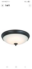 Hampton Bay Lighting Oil Rubbed Bronze 11" Selectable LED Flush Mount