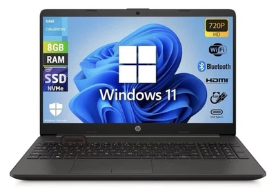 Notebook Pc Portatile HP 250 G9 Intel N4500 15,6" Ram 8Gb SSD 256Gb, Win 11 Pro