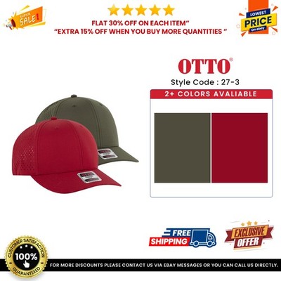 OTTO CAP ''OTTO COMFY FIT'' 6 Panel Mid Profile Baseball Cap - 27-3